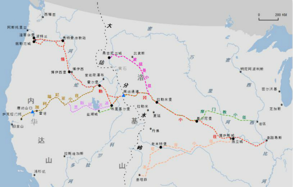 美国西进运动_美国西进运动时间起止_美国西进运动地图演示